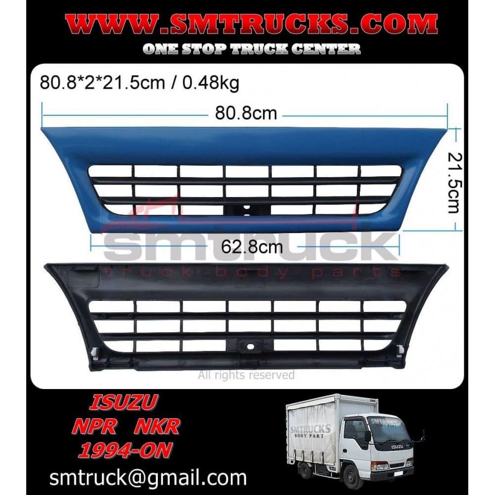 ISL94 132C ISUZU NPR NKR NHR GRILLE 99 CHROME